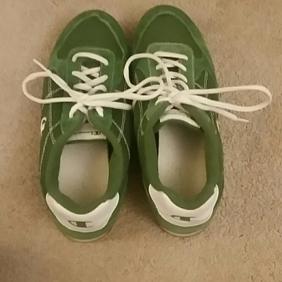 Champion Shoes | Green Sneakers | Poshmark